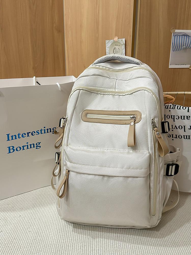 Fashion Versatile Nylon Backpack Wear-resistant New Student Schoolbag Travel Backpack