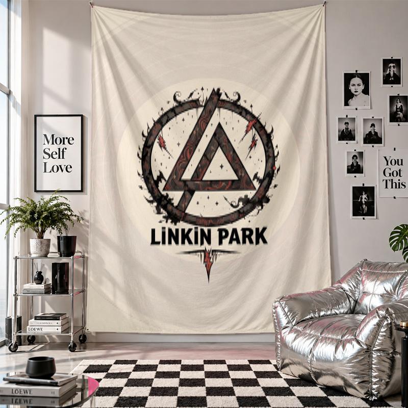 Linkin Park Wall Tapestry Home Decor Wall Hanging Cloth for Bedroom Living Room Background