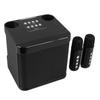 Wireless Karaoke Speakers Portable Mini Karaoke Machine Bluetooth Speaker with 2 Wireless Microphones for Home Party