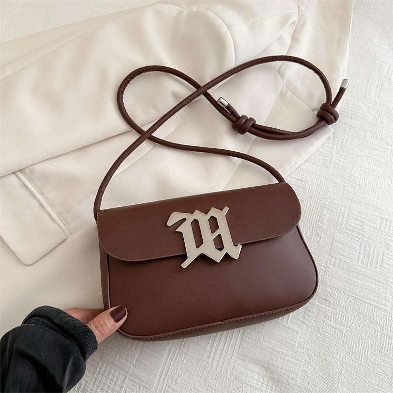 

Stylish Summer Women s Crossbody Bag Fashionable Chic Small Square Pu Handbag For Daily Use коричневий