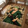 One Piece Zoro Carpet Anime Character Rug Soft Non-Slip Floor Mat Home Decor Living Room Bedroom Rugs for One Piece Fans