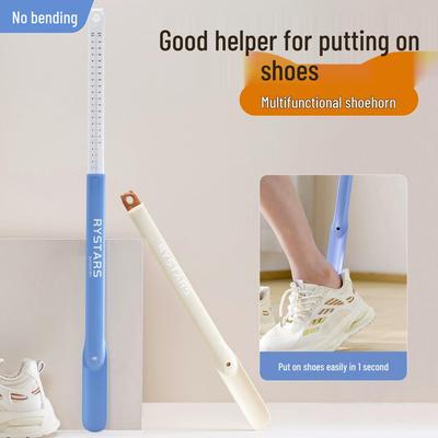 High-End Retractable Shoehorn & Foot Measuring Tool for Elderly, Pregnant Women, and Kids