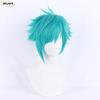 Heartsteel Aphelios Cosplay Wig LOL Cosplay Short Blue Green Heat Resistant Synthetic Hair Game Anime Wigs + Wig Cap