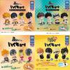Japanese Genuine Gacha Scale Model Haikyuu Shoulder To Shoulder Sitting Figure Shoyo Hinata Tobio Kageyama Action Figure Toys