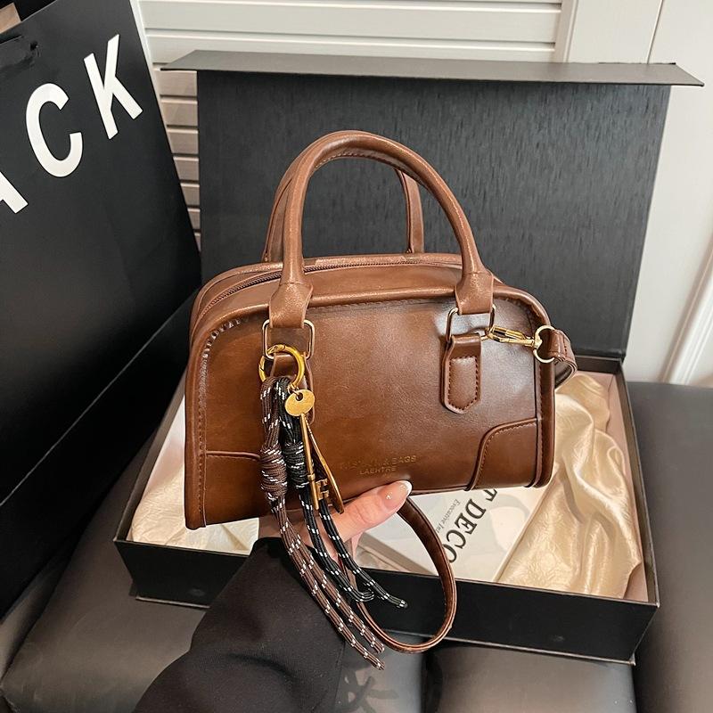 Ruční Polštářková Taška, Módní a Retro Taška, Styl pro Dojíždění, Ruční Crossbody Taška