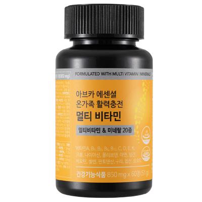 Abca Essential, Vitalitäts-Aufladung für die ganze Familie, Multivitamin & Mineralstoff, 60 Tabletten, 1 Einheit