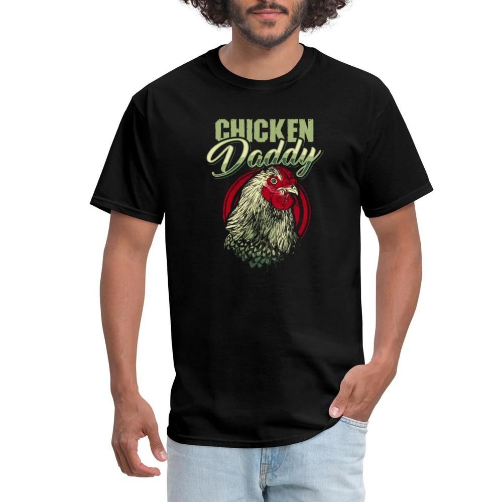 Chicken Daddy Funny Farmer Men s T-Shirt Unisex T-Shirt S
