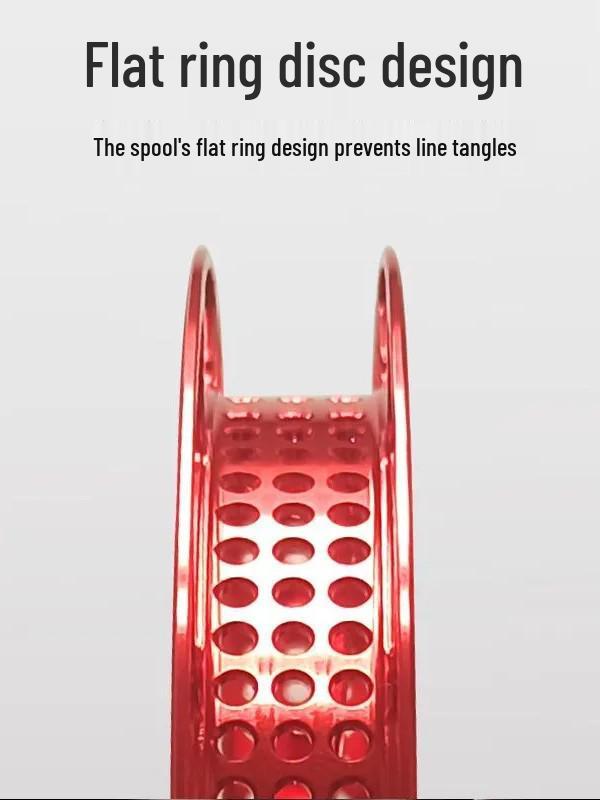 New Three-Hole Ultra-Light Alloy Reel: Freshwater Casting & Fast Eight-Trigram Hand-Operated Disc Wheel