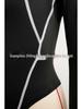 Spring 2026 Sexy Mesh Long Sleeve Bodysuit for Women