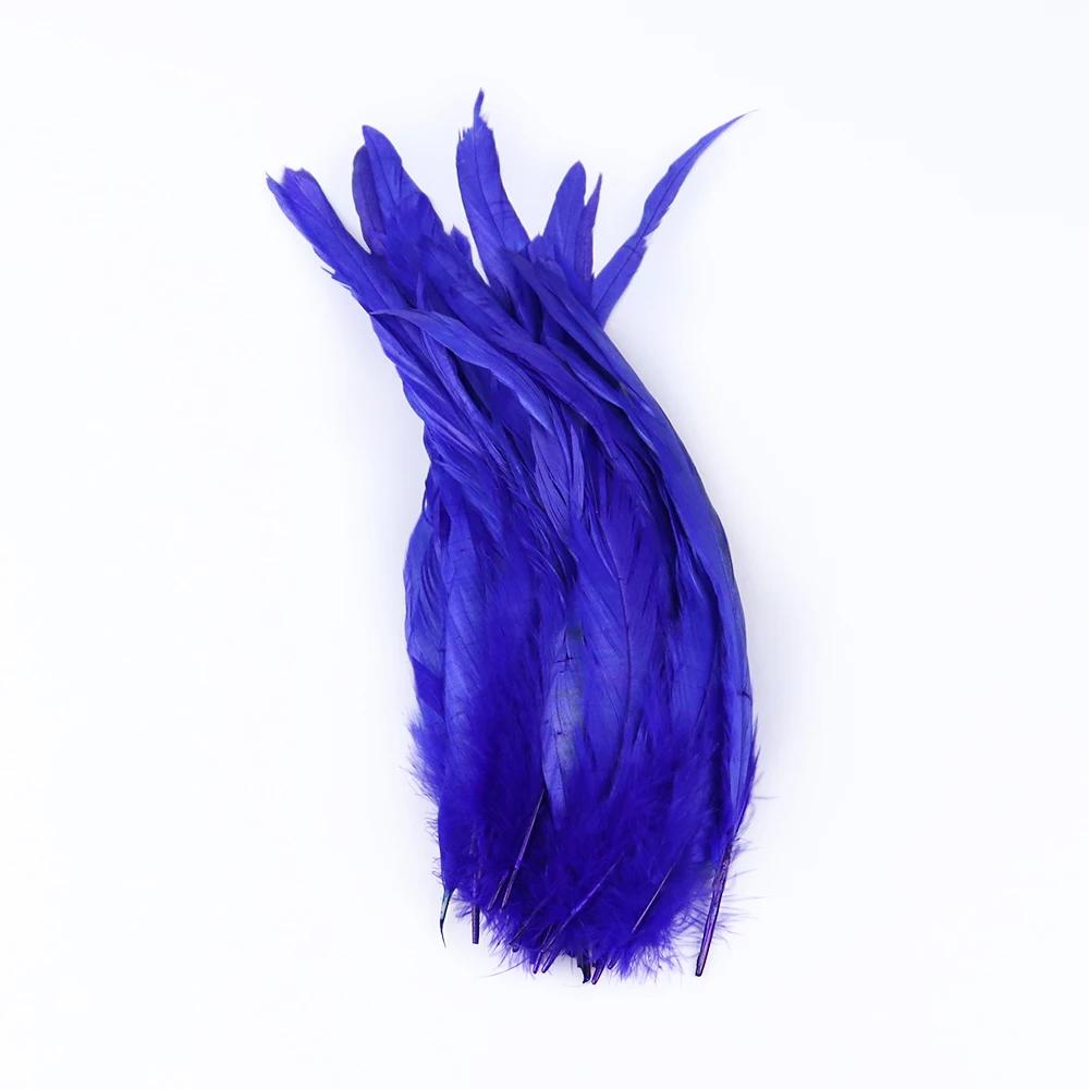 10PCS/lot Natural Roosters Tail Feather Bulk 10-16inch/25-40cm Cock Chicken Feathers Decorations for Carnival Stage Performances