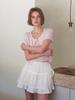 Etmont Lace Tiered Mini Skirt, White