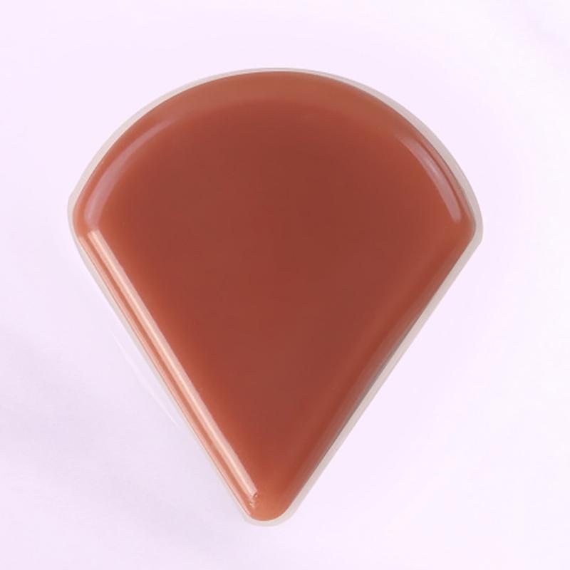 

1 шт. Треугольный мягкий силиконовый гель спонж для пудры для косметики, для лица, для основы, для BB-крема, не впитывающий пудру, инструменты для макияжа кофейный