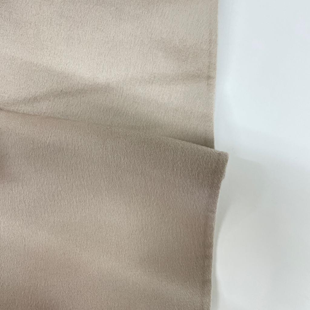 Ava Adore 531-0281003 Beige wool x mink fur belted single coat coat 36 beigeUsed