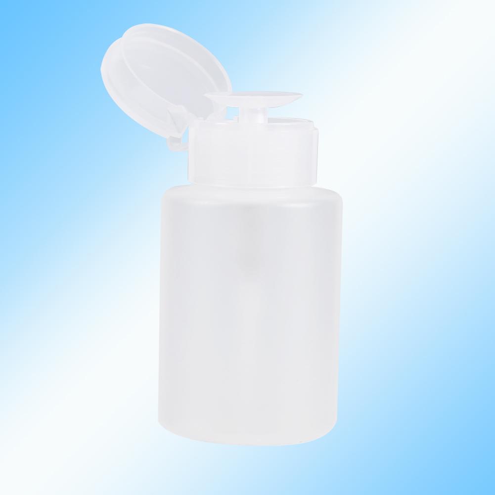 120ML Pump Dispenser Nail Art Acrylic Alcohol Liquid Cleaner Empty Remover Bottle