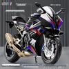 Alloy 1:10 BMW S1000RR Motorcycle Model with Sound and Light Features