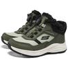 Skechers Kids Comfortable Soft Versatile Knob Fleece Warm Wear-Resistant Non-Slip High-Top Boots Kids boots Olive-Green 405301L-OLV