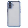 For iPhone 16 Case Electroplating Clear TPU Phone Cover with Lens Film