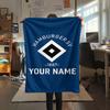 1 Stück Personalisierte Decke mit HSV-Muster aus Flanell, geeignet für alle Jahreszeiten, für Heimdekoration, Wärme und Komfort, Geschenke, Weihnachtsgeschenk -HE68