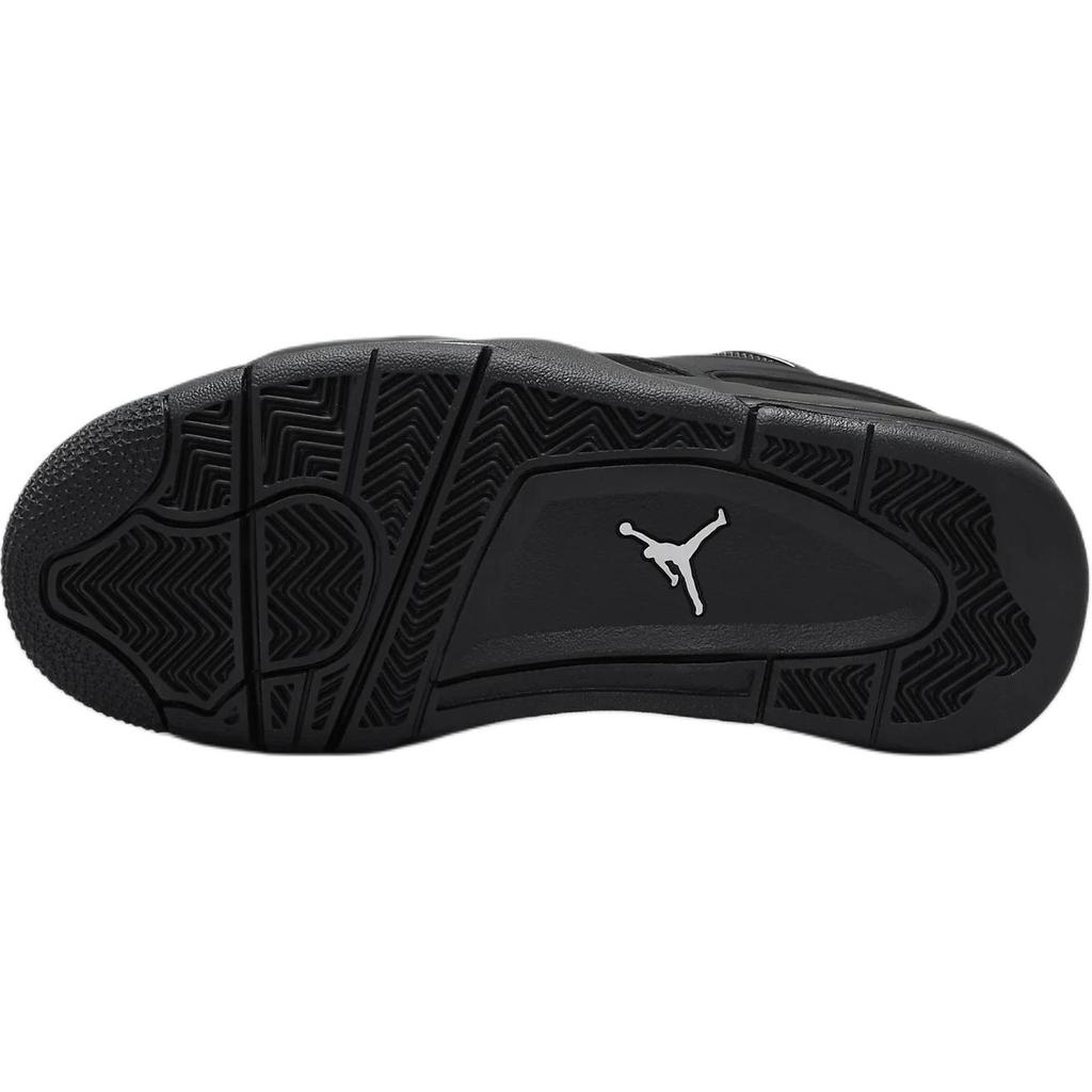 Air Jordan 4 RM GS Black Cat Chaussures de Sport Enfant Blanc FQ7938-004