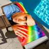 N-Nicolas Cage Handtuch Strand Schnelltrocknend Weich Poolhandtücher Geschenk für Reise Fitnessstudio Dusche Camping Sport