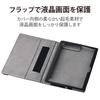 ELECOM LAVIE Tab E TE710(KAW) Flap Cover Soft Leather 2 Angle Black