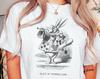 Alice In Wonderland Shirt, White Rabbit Tshirt, Mad Hatter Tea Party, Cheshire Cat Tee, Wonderland Gift, Alice Shirt, We're All Mad