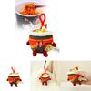 Cute Realistic Turkey Instant Noodle Plush Keychain Adorable Food Charm Accessory