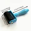 1pc Blue & White Rubber Rolling Tool Ideal for Printmaking and Textile Projects, Art Craft Rolling Tool Ergonomic Handle Art Supplies
