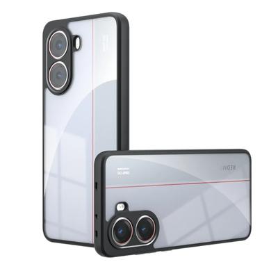 OPPO Reno 13F 13 Pro için Lüks Zırh Akrilik Kılıf Darbeye Dayanıklı Hava Yastıkları Mat Şeffaf Sert Arka Kapak Reno13 F 12 FS 12F Şeffaf Tampon Kabuk