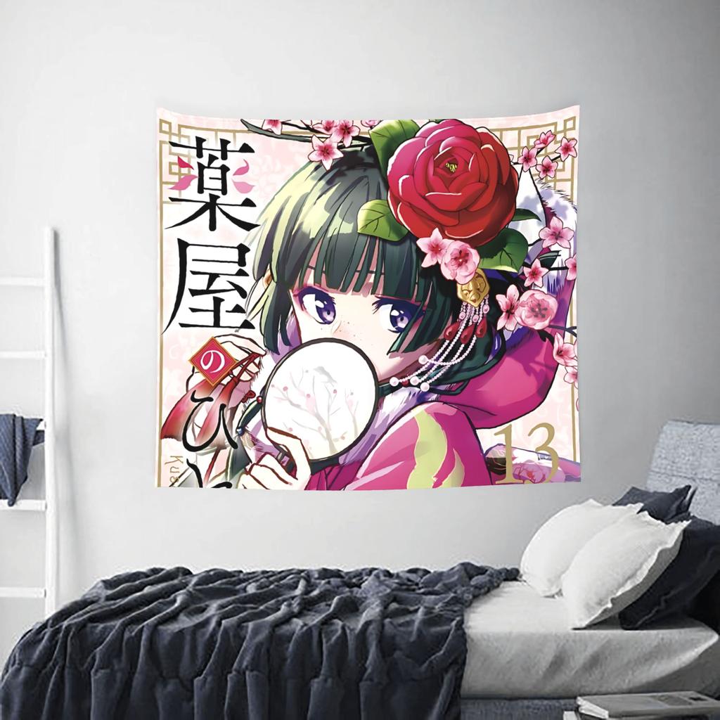 The Apothecary MAOMAO cutecore Tapestry Bedroom Decoration Wall Hanging Blanket Tapestry Cool Stuff For Room