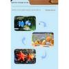 Acquario per meduse semi-circolare da scrivania mini acquario domestico filtro con separazione umido-secco telecomando alimentazione USB
