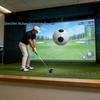 Golf Simulator Practice Ball with Black Recognition Dot, 2-Piece Design for Data Tracking