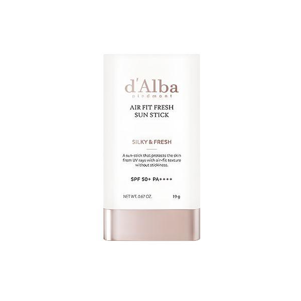 d Alba Air Fit Fresh Sun Stick SPF50+ PA++++ Lightweight UV Protection Sunscreen Stick 19g