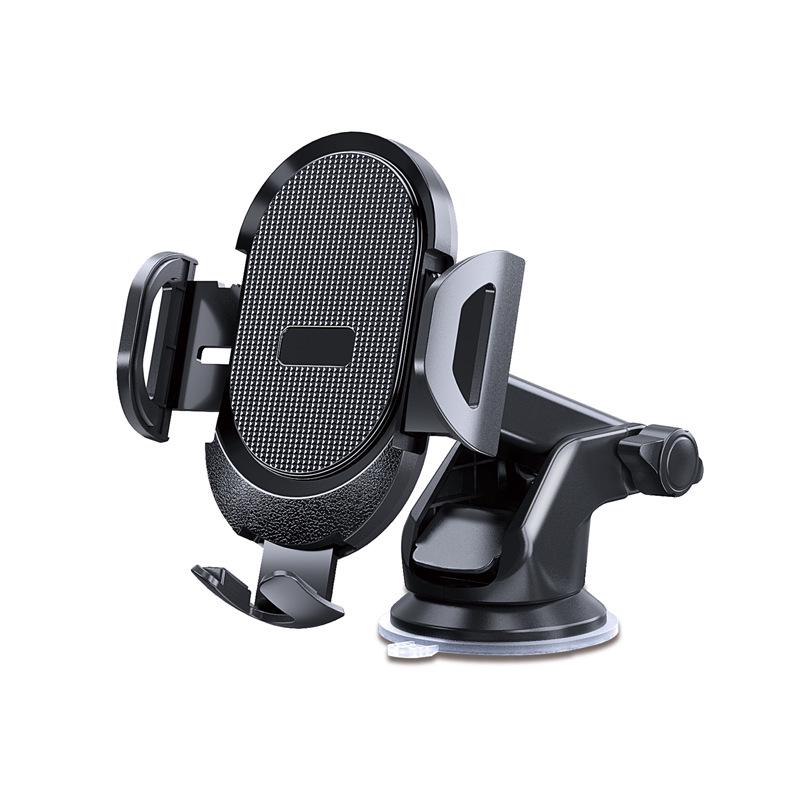 Larger Telescopic Car Phone Holder with Suction Cup and Air Vent Mount