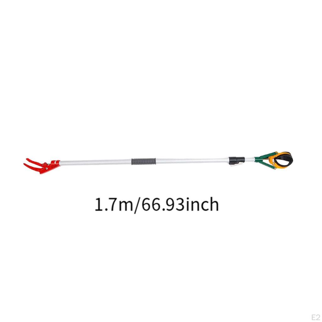 Fruit Picker Pole Versatile Extendable Easy To Assemble Lightweight Harvester with Three Claw