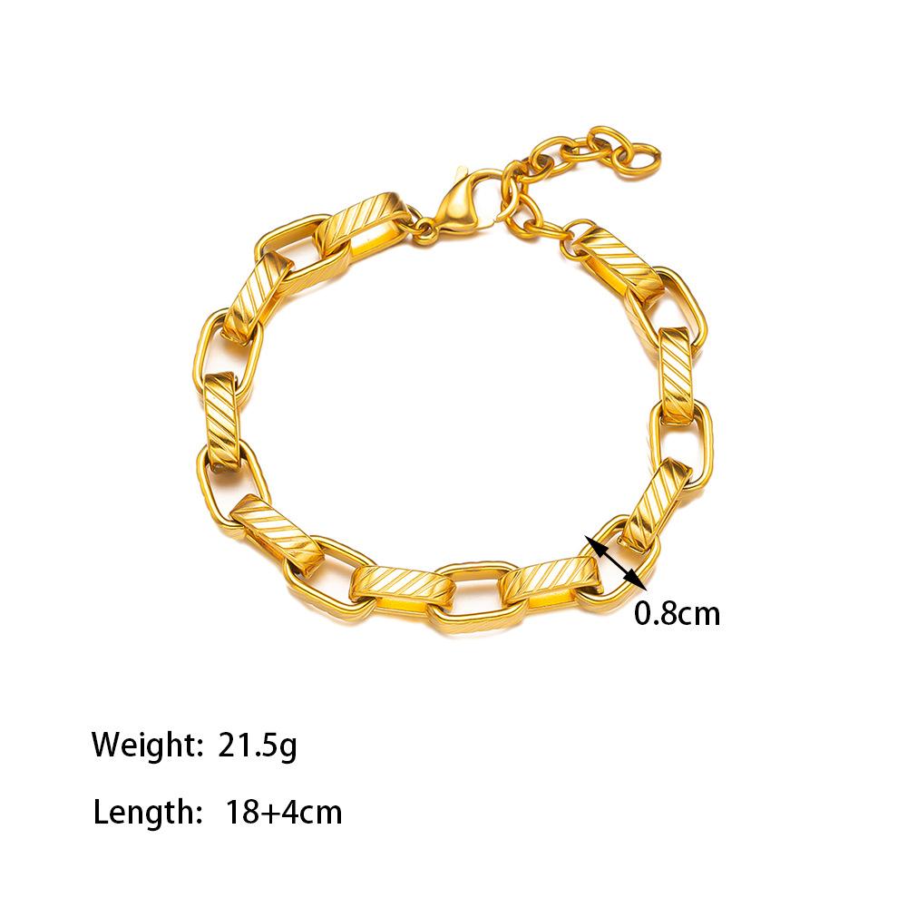 Personalized hip hop ins style accessories trend twill men's and women's bracelets