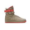 SF Air Force 1 'Rush Coral' (Unisex) Khaki / Khaki-Rush Coral Skateboard Shoes 864024 205