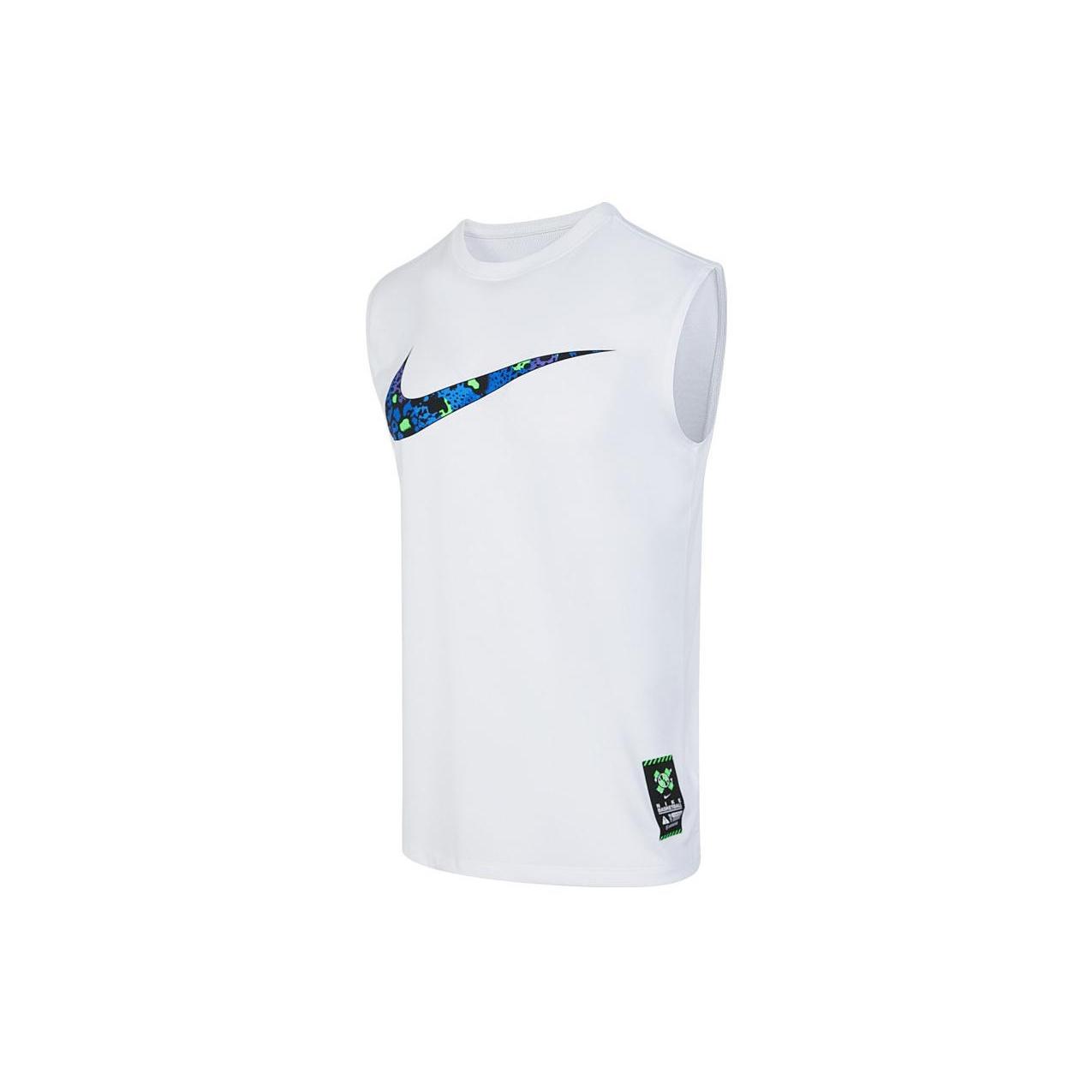 Nike Dri-fit Sleeveless Basketball T-shirt  White  Men s FQ0357-100 S