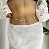 New Seashell Boho Waist Chain Starfish Beads Belly Chain Multilayer Pearl Bohemian Style Belt Women