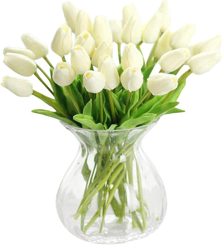 3/5Pcs Tulip Artificial Flowers Bouquet 33CM Fake Flowers for Home Decor Garden Wedding Marriage Decoration Flower Arrangement