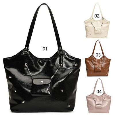 Bucket Bag for Women Large Capacity Shoulder Bag PU Leather Solid Underarm Bag Hobo Purse Work Shopping Bag
