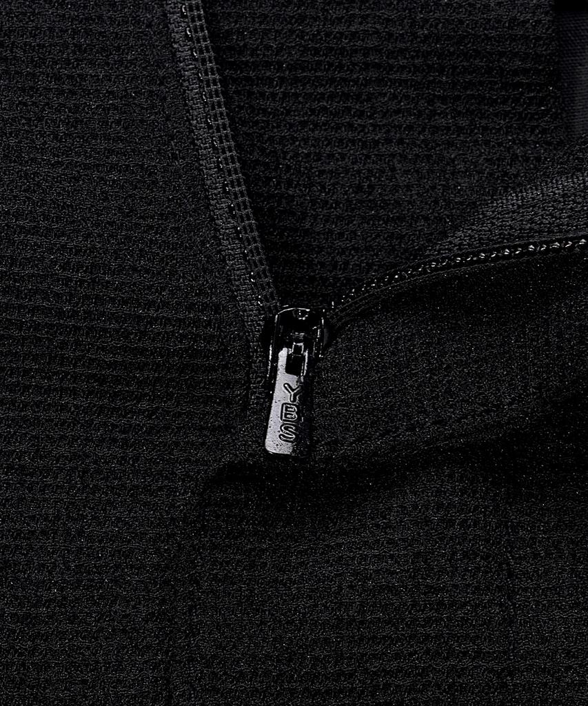 MINDBRIDGE [Couture] Black One-Tuck Relaxed Fit Modified Texture Elastic Waist Pants