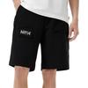 Li-Ning Badfive Deceptive Tactics Solid Color Letter Embroidery Loose Casual Shorts Men Bottoms Black AKSS377-2
