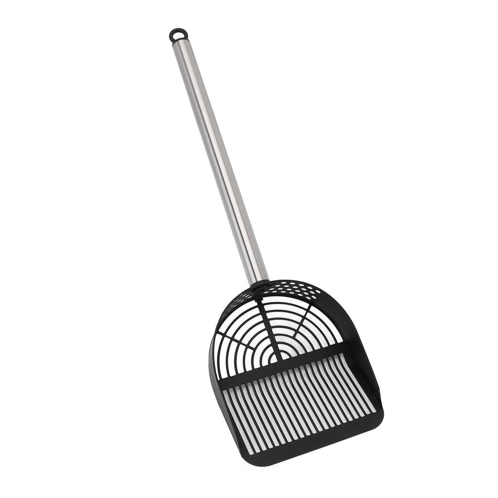 Cat Litter Scoop Stainless Steel Handle Half Round Shovel Pet Sand Sifter Poop Scooper for Beaches Pet Cat Litter Boxes