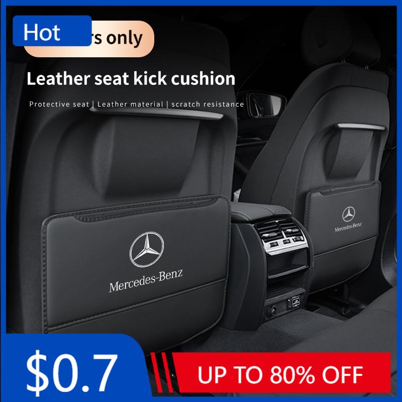 Car Sticker Car Seat Back Storage Anti-kick Pad For Mercedes Benz A B C E S V Class AMG GLB GLC GLE SLC SLK SL ML Vito Viano Spr