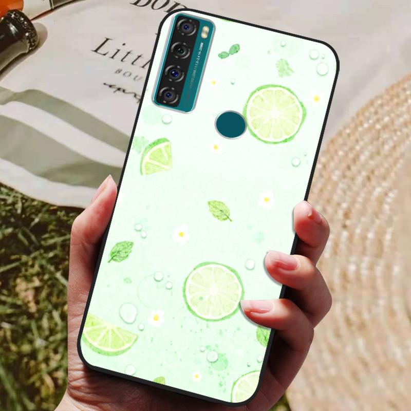 For TCL 20 SE Case Soft Silicone Phone Back Cover For TCL 20 SE TCL20SE TCL20 20SE Cases Coque for TCL 20SE  Fundas Bumper Shell