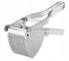 Solid steel potato ricer