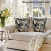 2pcs Vintage Floral Koala Throw Pillow Covers 2D Flat Print Decorative Cushion Cases for Sofa Bedroom Living Room Cushion Cover