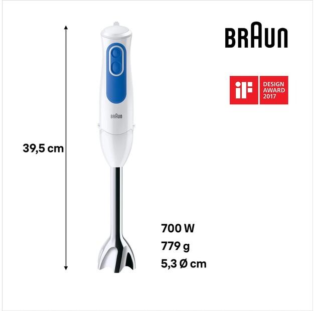 Погружной блендер Braun MQ 3025 Spaghetti MultiQuick 3