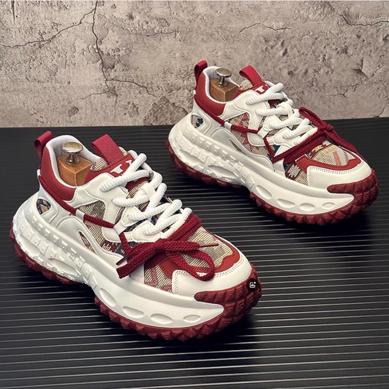 Fashion 2025 New Summer Breathable Thick-soled Versatile Sports Shoes for Men, Dad's Fashionable Casual Shoes Zapatillas  Hombre B9